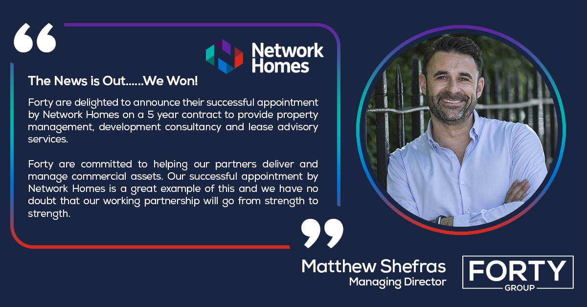 News: Network Homes announce the appointment of Forty Group as non-residential advisers