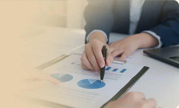 Reviewing portfolio performance charts